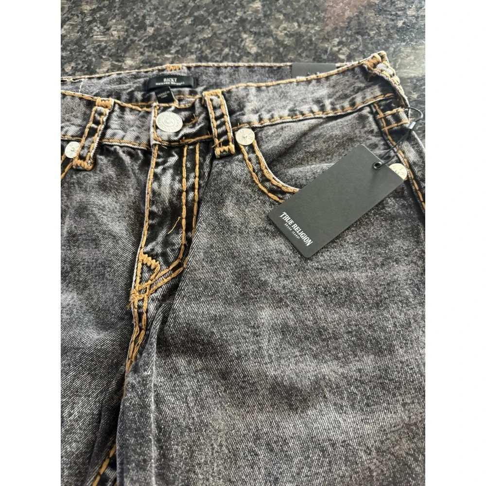 True Religon RICKY SUPER T STRAIGHT JEAN 32x34 Denim‎ Pants. NWT